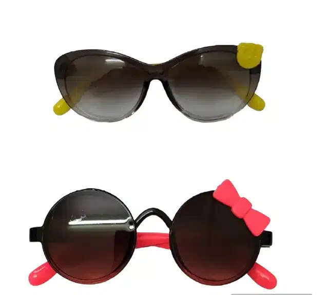 UV Protected Sunglasses for Kids (Pack of 2) (Multicolor, 4-10 Years)