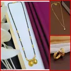 Combo of Alloy Mangalsutra with Pendant & 1 Pair Earrings for Women 