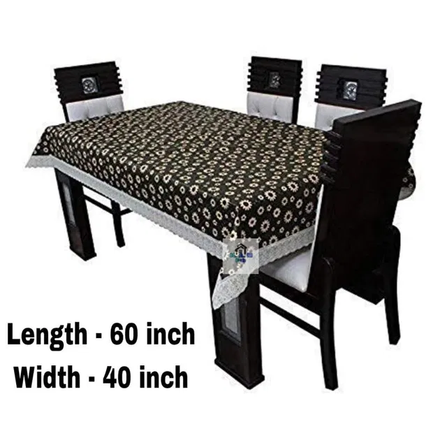 PVC Printed Table Cover (Multicolor, 40x60 inches)