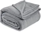 Wool Solid Blanket, Grey 