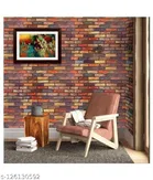 Vinyl Wallpaper Brick Pattern 