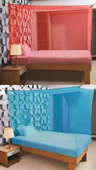 Polyester Single Bed Mosquito Net 