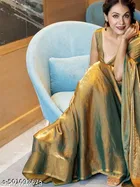 JImmy Choo Saree for Women, Gold 