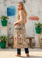 Kalamkari Print Rayon Kurti for Women 