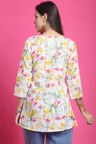Cotton Printed Top for Women 