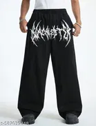 Terry Sports Pant for Men, Black, Pack of 2 
