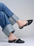 Embellished Pointed Toe Mules for Women 