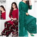 Synthetic Unstitched Dress Material for Women & Girls 