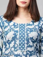 Viscose Rayon Printed Kurta with Pant for Women 