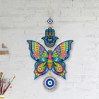 Khatu Craft  Butterfly Evil Eye Hanging 20x40cm