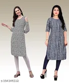 Crepe Kurtis for Women 