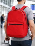 Multipurpose Red School & College Backpack for Boys & Girls