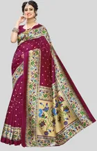 Art Silk Printed Saree for Women 