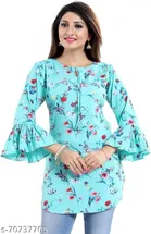 Three-Quarter Sleeves Top for Women 