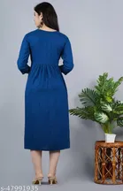 Rayon Embroidred Anarkali Kurti for Women 