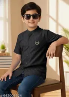 Embroidered Polycotton Polo for Boys 