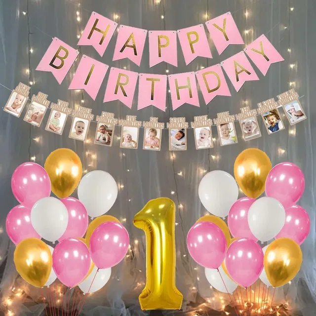 Party Decoration Kits (Multicolor, Set of 34)