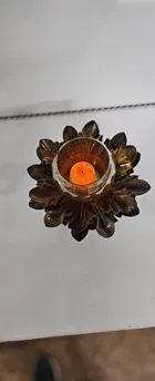 Metal Decorative Moroccan-Style Candle Holder 