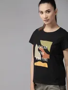 Round Neck Printed T-Shirt for Women 