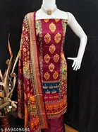 Synthetic Crepe Pakistani Suits for Women 