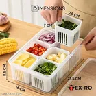 6 Section Storage Container for Kitchen 