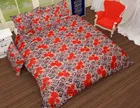 Polycotton Double Bedsheet with 2 Pillow Cover 