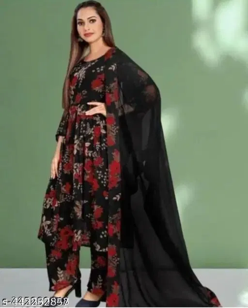Superior Kurti for Women (Black, XS)