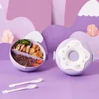 Donut Shape Plastic Lunch Box 1400 ml