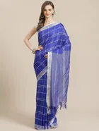 Cotton Silk Ethnic Motif Saree for Women 