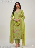 Silk Blend Punjabi/All Over Suits for Women 