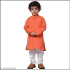 Cotton Blend Kurta with Pyjamas for Boys 