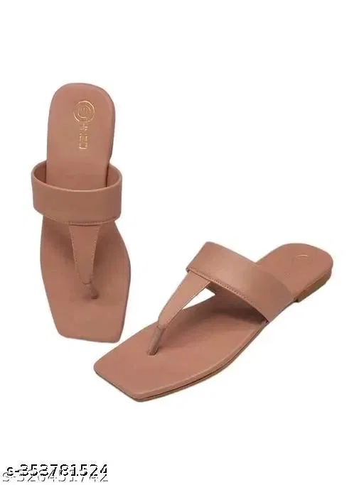 Acknew Flats for Women (Pink, 5) ACK10013