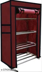 Metal 4 Layer Collapsible Multipurpose Rack 