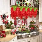 Polyester Artificial Hanging Flower Garlands 