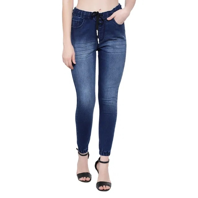 Cotton Blend Jeans for Women, Blue (32)