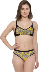 Cotton Blend Lingerie Set for Women 