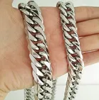 Men's Silver Broad Chain Pendant 