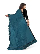 Lycra Blend Embellished Saree for Women 