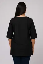 Cotton Embroidered Short Kurti for Women 