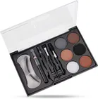 COLORS QUEEN Eyebrow Styling Kit With Wax, Spoolie, Pencil, Stencil, Plucker & Angular Brush (15 g)