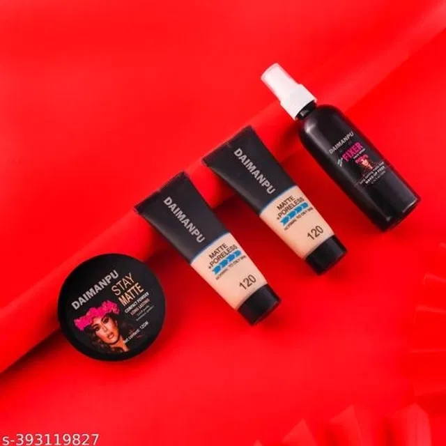Face Makeup Combo (Multicolor, Set of 4)