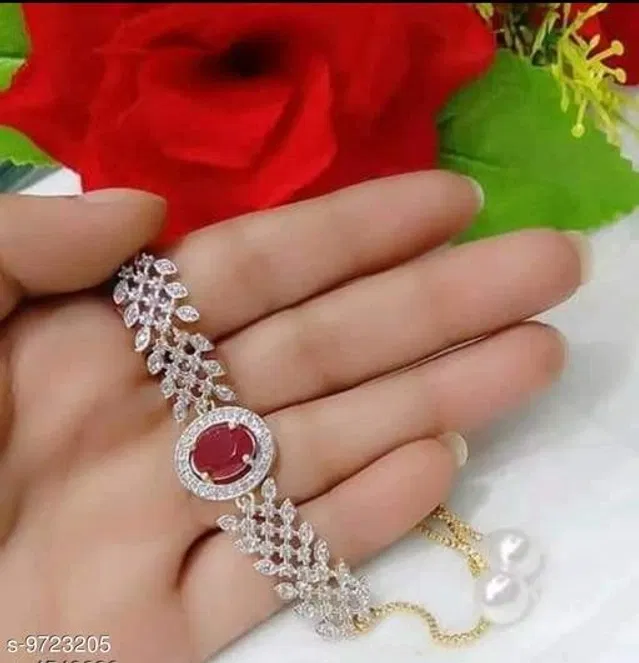 Alloy Bracelet for Women (Mulitcolor)