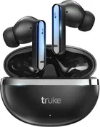 Truke Buds Q1 Lite with 4Mic ENC, 48H Playtime, Royal Design, Deep Bass (Metal Black, True Wireless, Pack of 1)