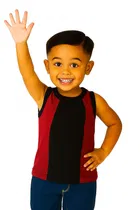 Cotton Solid Innerwear for Boys, Black 