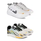 Sports Shoes for Men, Multicolor, Pack of 2 