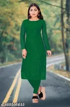 Net Kurti for Women,  Green  