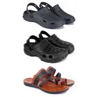 Combo of Clogs with Slippers for Men 