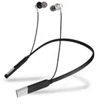 Bluetooth Headset Neckband Bt Flash,  Hd Sound Quality (Black+Silver, True Wireless)