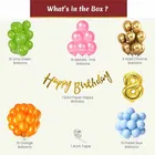8th Happy Birthday Balloon Decoration Kit, Multicolor, Pack Of 68