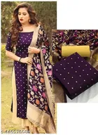 Cotton Silk Unstitched Suit for Women 